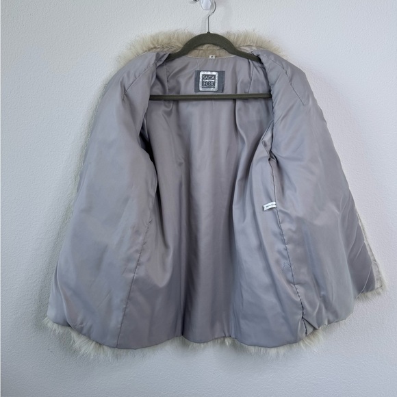 Vtg Saga Fox Women’s Fur Coat Silver Fox Long Sleeve Sz M Old Money - Picture 8 of 11